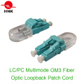 LC / PC Multimode Om3 Fiber Optic Loopback Patchkabel